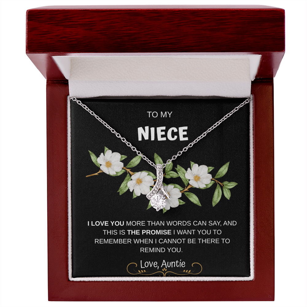 To My Niece Necklace From Auntie