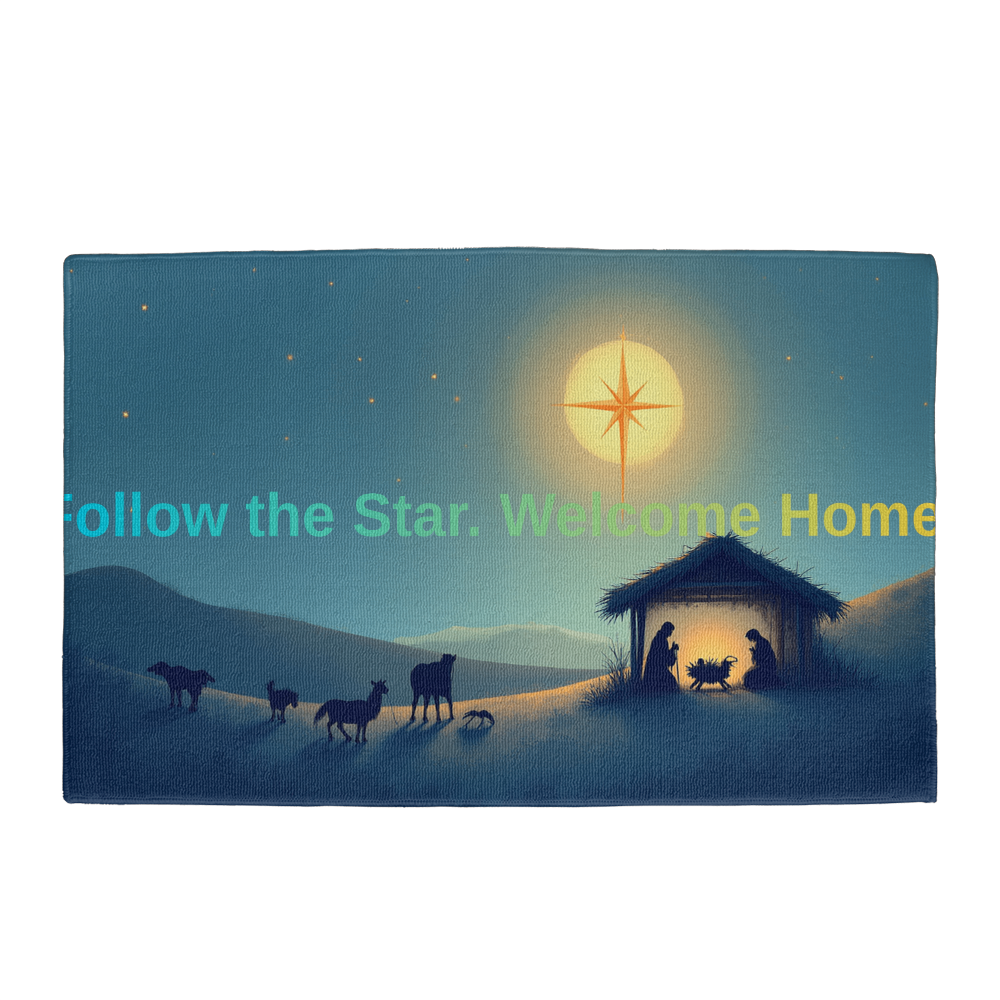 Nativity Welcome Mat