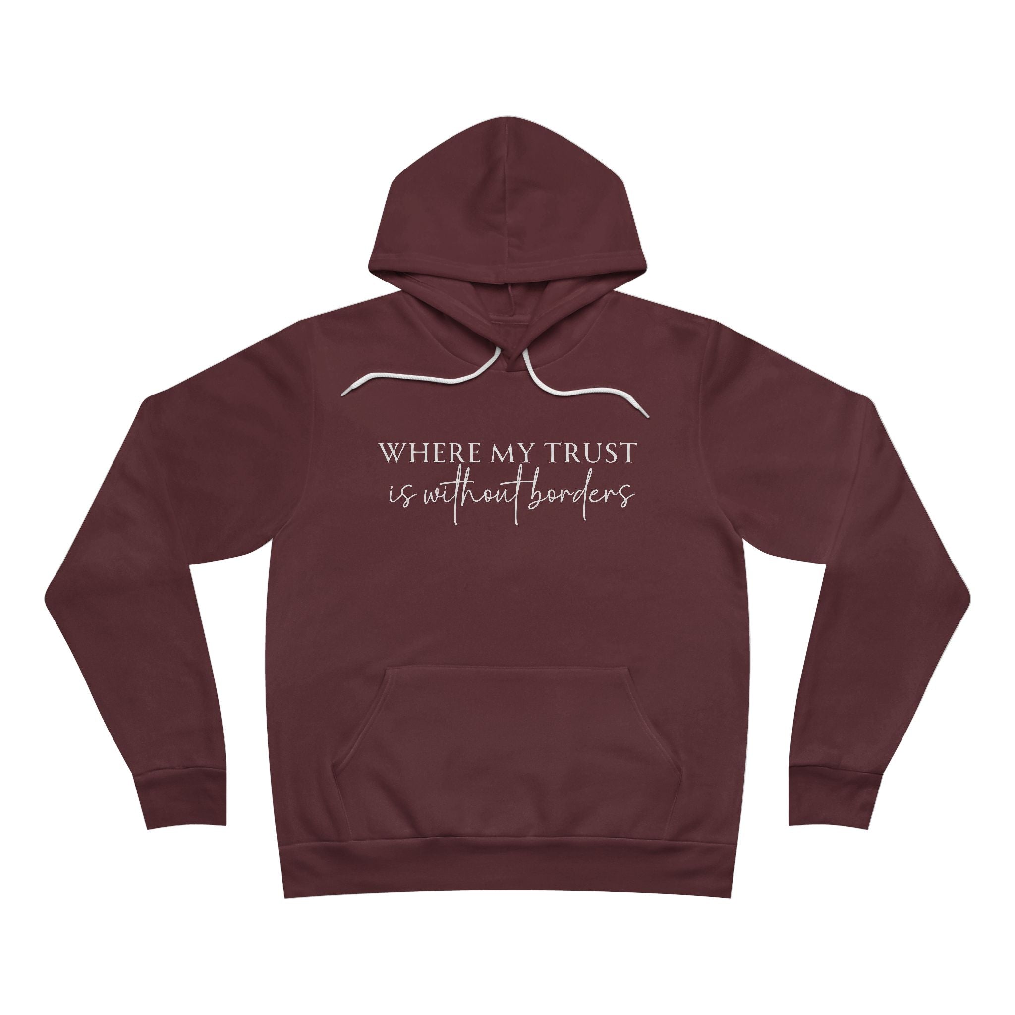 The "Unbounded Faith" Deep Trust Men Hoodie