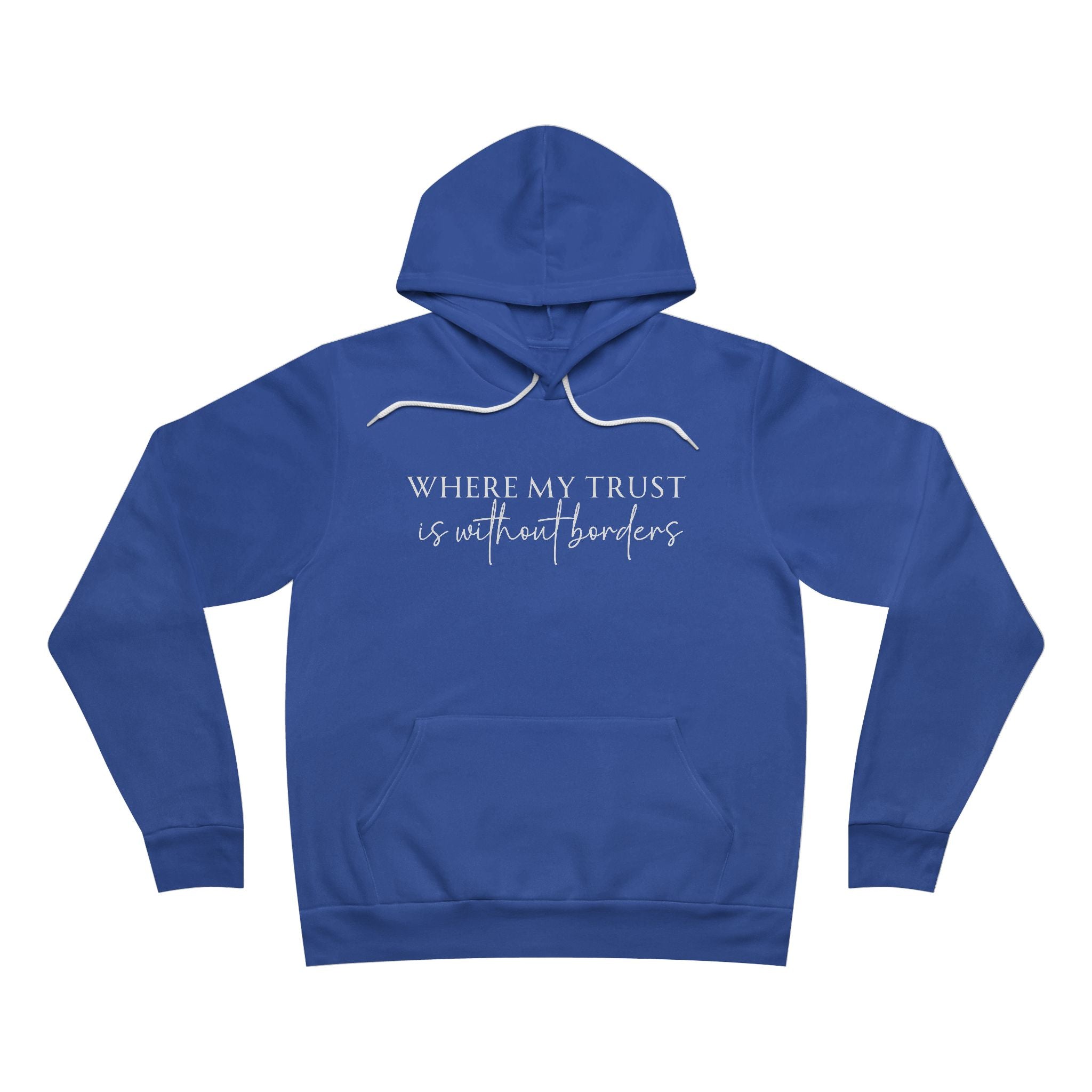 The "Unbounded Faith" Deep Trust Men Hoodie