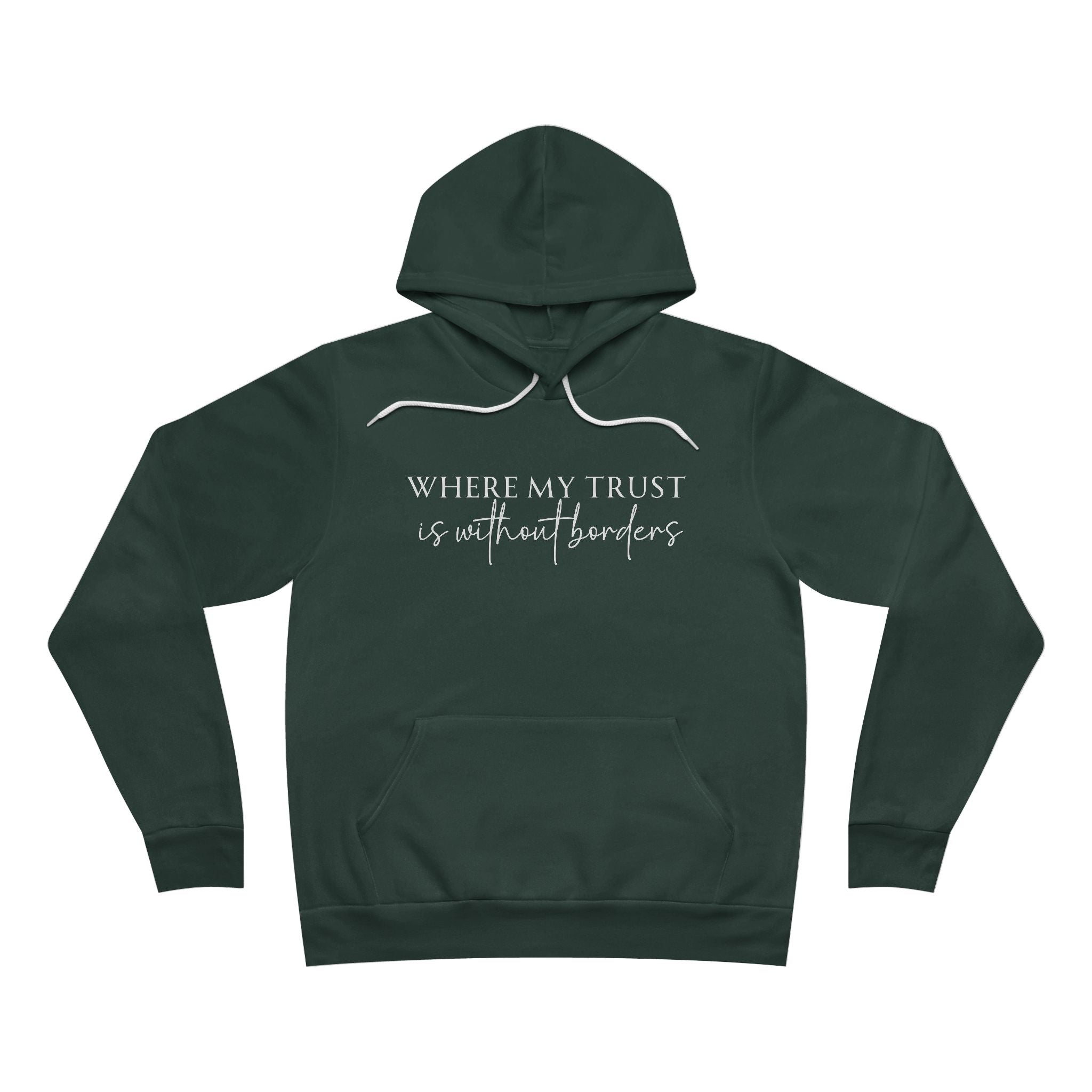 The "Unbounded Faith" Deep Trust Men Hoodie