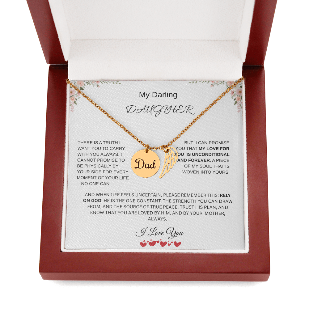 Dad Heartfelt Memorial Necklace
