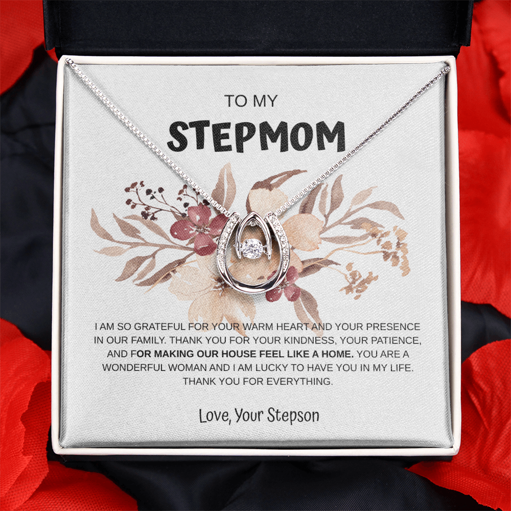 To My Stepmom From Stepson Necklace