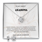 My Sweet Grandma Necklace And Earring Set From Darling Grandson