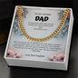 To My Loving Dad Necklace From Daughter