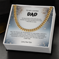 To My Loving Dad Necklace From Son