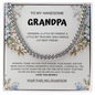 My Handsome Grandpa Cuban Link Necklace From Grandson