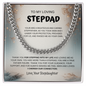 My Loving Stepdad Cuban Link Necklace From Stepdaughter
