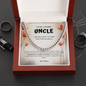 To My Loving Uncle Necklace From Niece