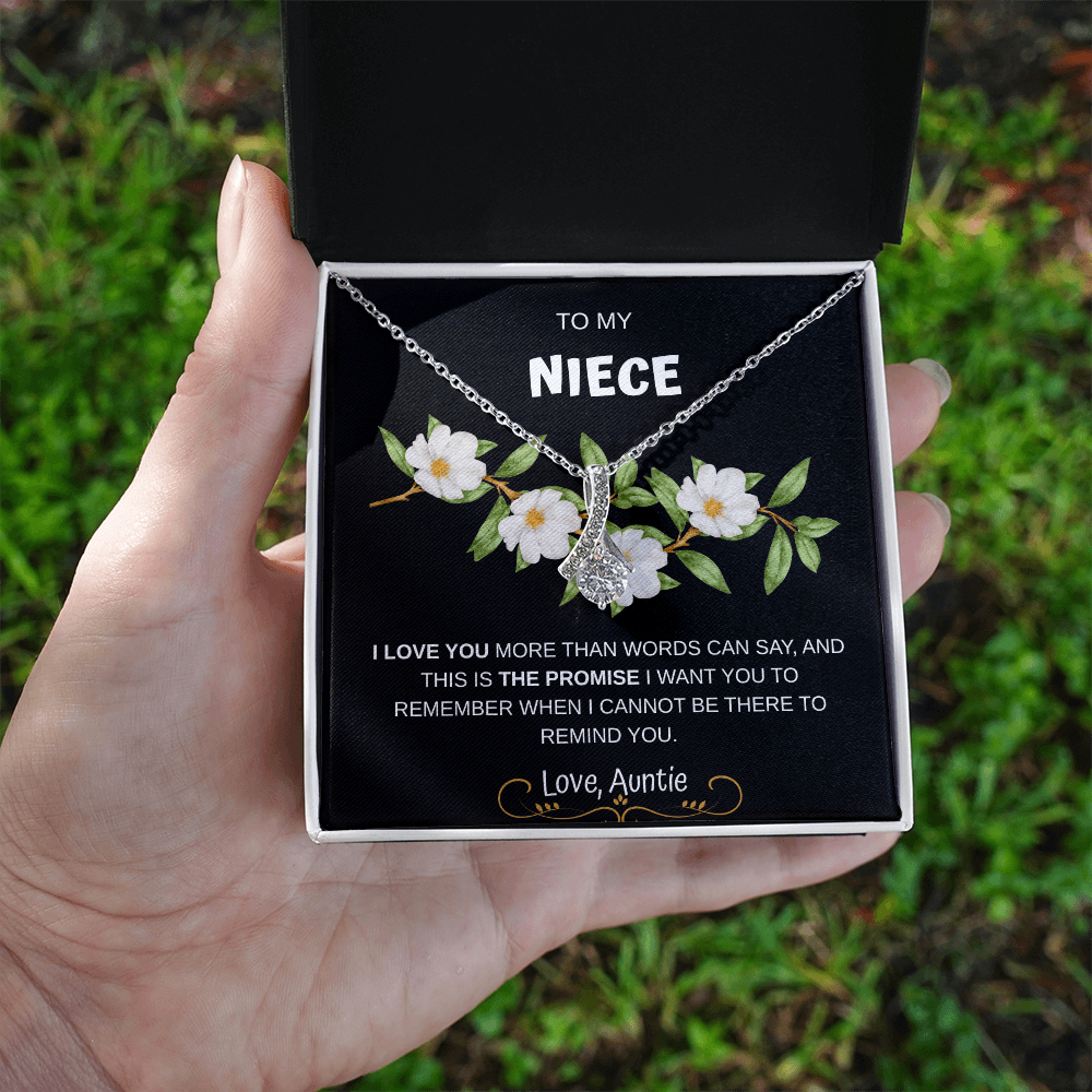 To My Niece Necklace From Auntie