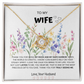 To My Wife Necklace From Husband
