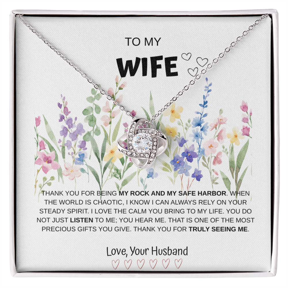 To My Wife Necklace From Husband