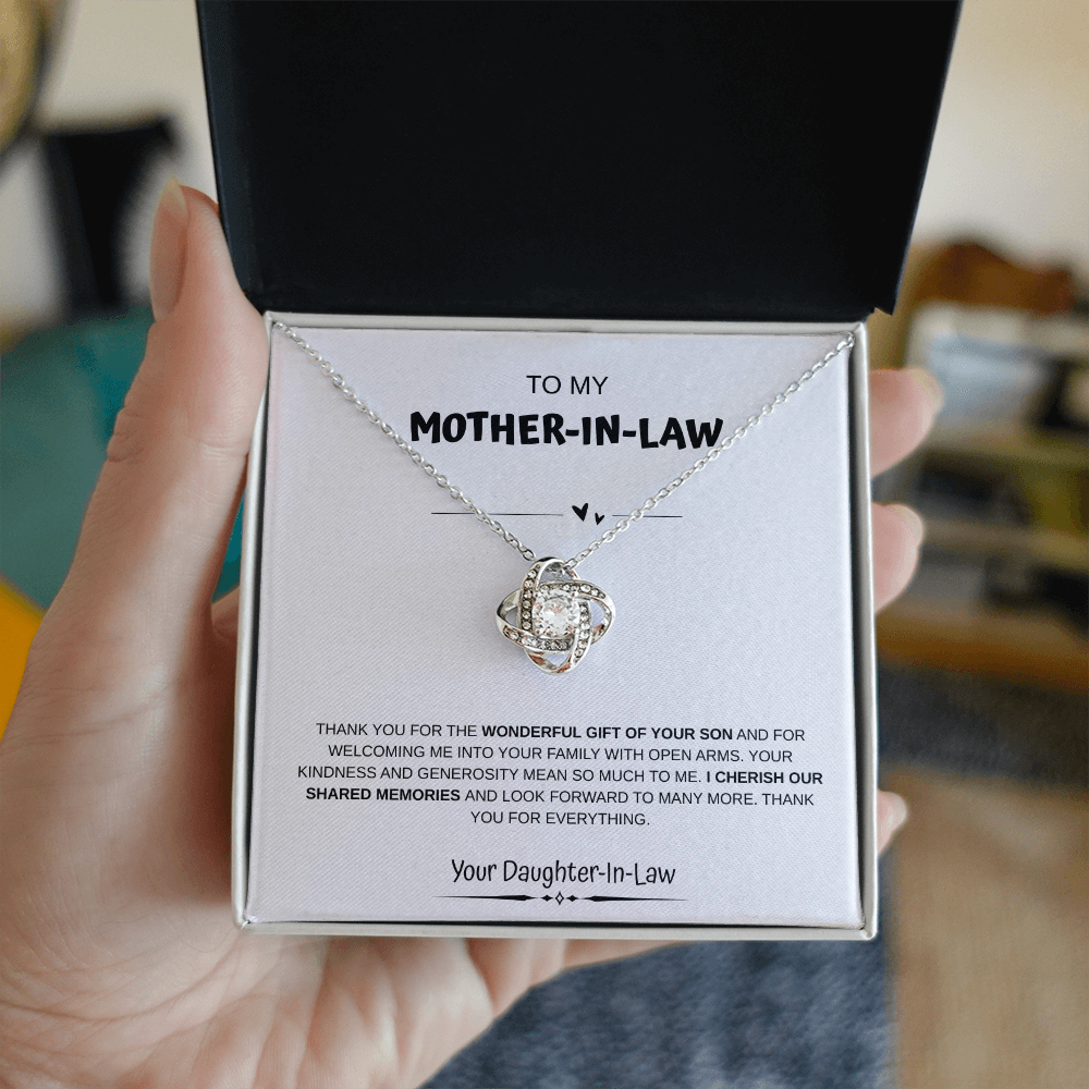 To My Mother-In-Law From Daughter-In-Law Necklace