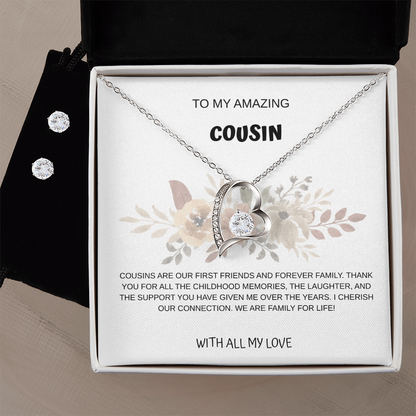 To My Amazing Cousin Necklace