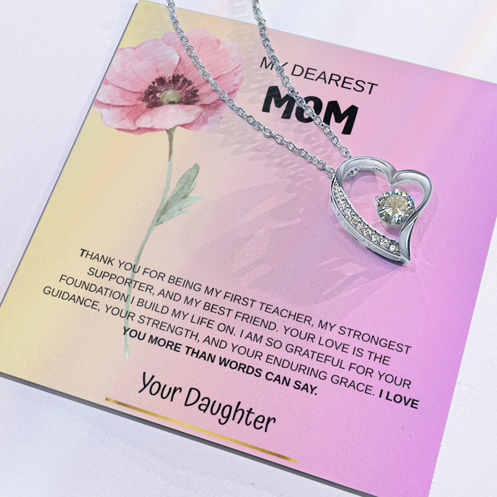 My Dearest Mom Necklace From Daughter