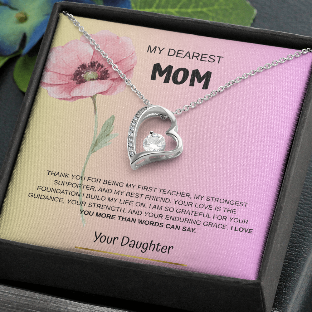 My Dearest Mom Necklace From Daughter