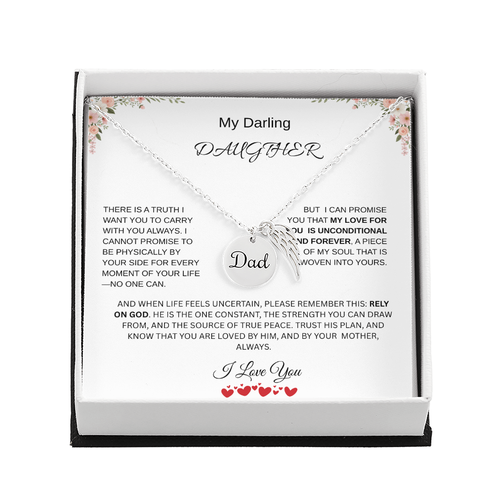 Dad Heartfelt Memorial Necklace