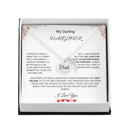 Dad Heartfelt Memorial Necklace