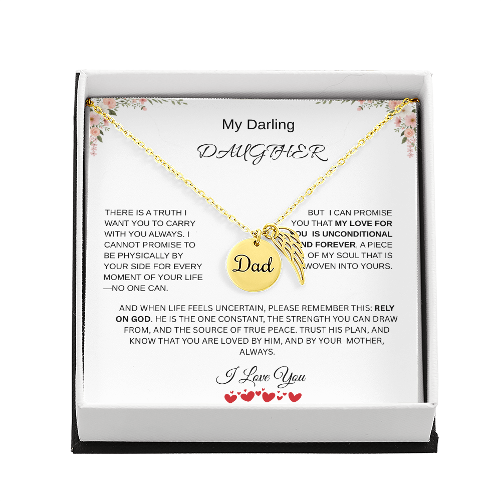 Dad Heartfelt Memorial Necklace