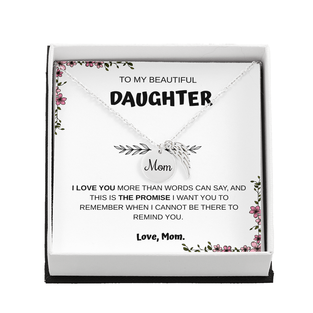 My Beautiful Daughter Memorial Necklace
