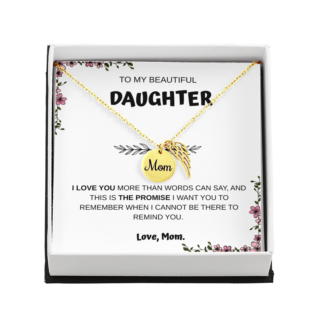 My Beautiful Daughter Memorial Necklace