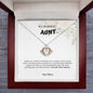My dearest Aunt Crown Necklace From Niece