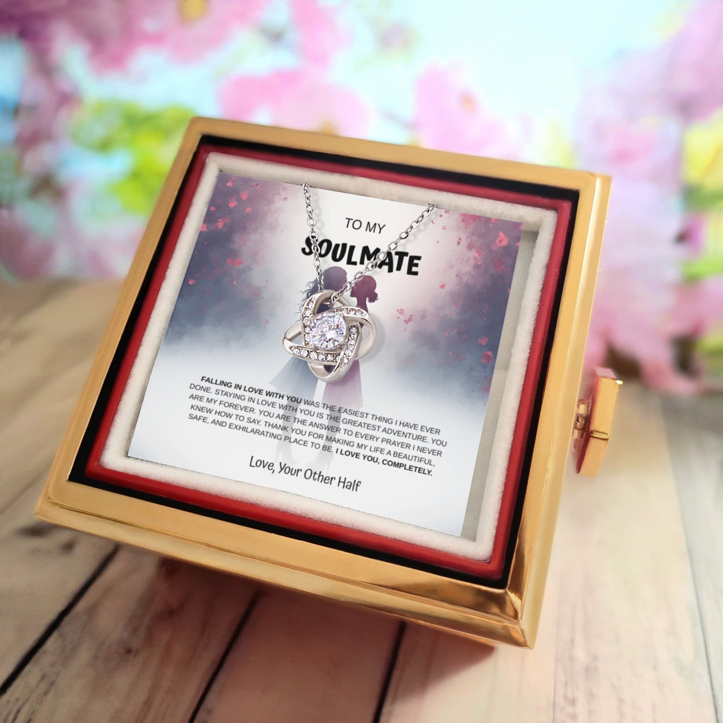 My Soulmate's Love Knot Necklace