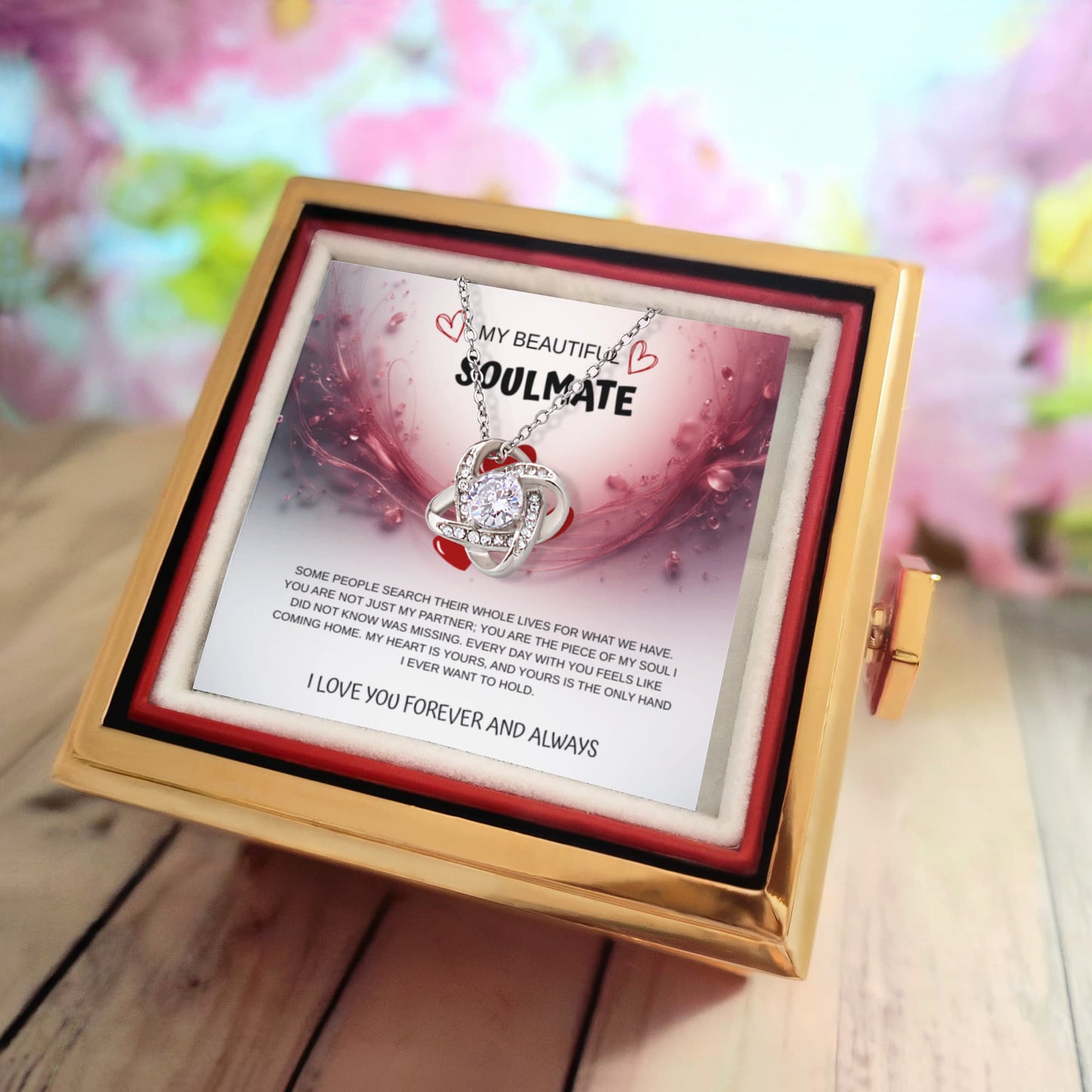 My Beautiful Soulmate's Love Knot Necklace