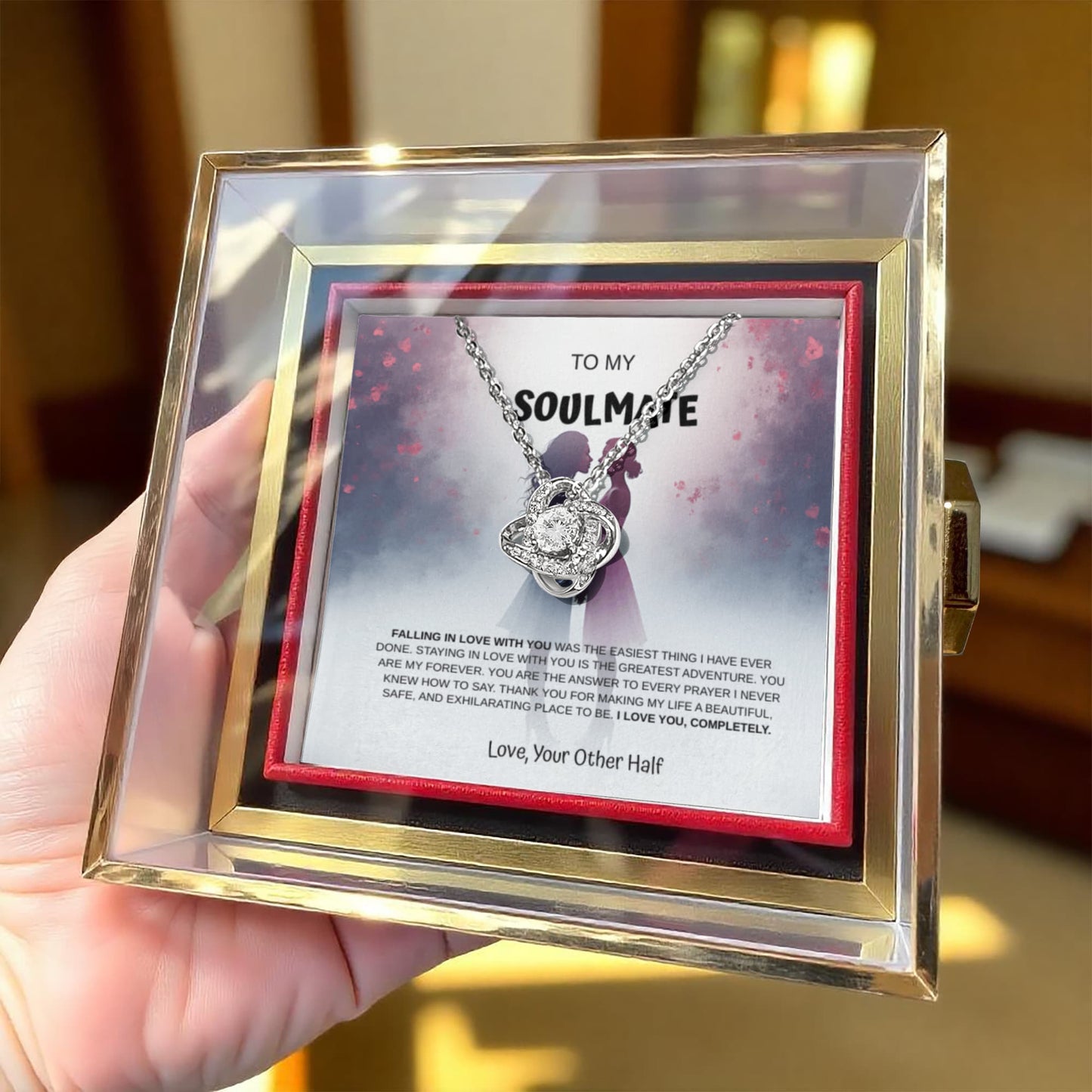 My Soulmate's Love Knot Necklace